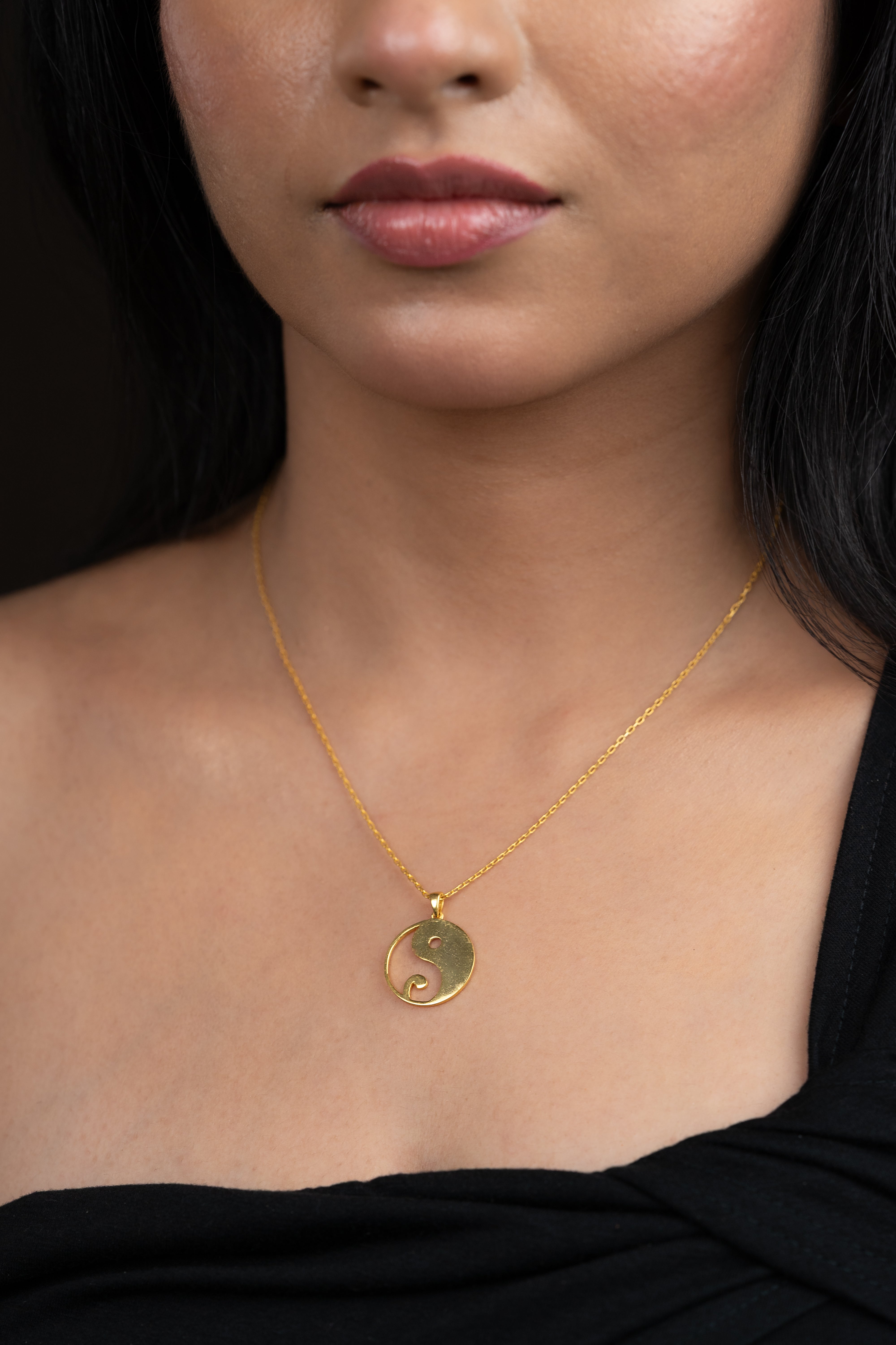 Yin-Yang Pendant Neckalce