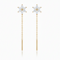 Daisy Luxe Threader Earrings