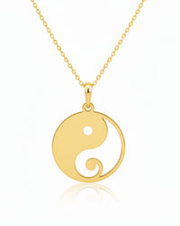 Yin-Yang Pendant Neckalce
