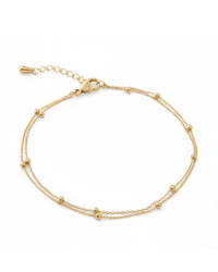 Double Layer Beaded Bracelet