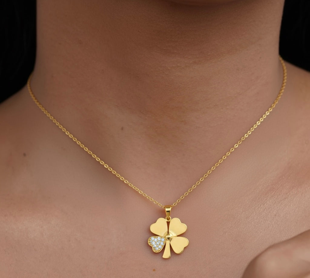 Fortune Clover Necklace