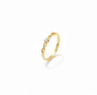 Twine Solitaire Ring