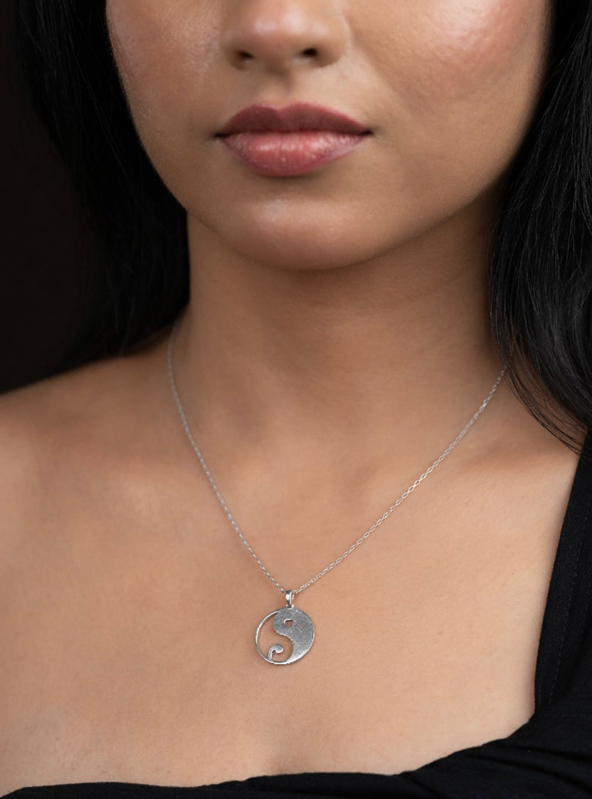 Yin-Yang Pendant Neckalce