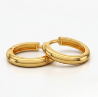 Minimal Classic Huggie Hoops