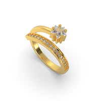 Star Zirconia Wrap Rings