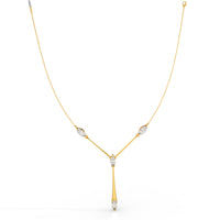 Elongated Lariat Necklaces